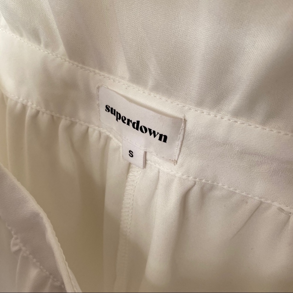 NWT Superdown• Revolve Joya Tie Front Romper - Picture 5 of 6